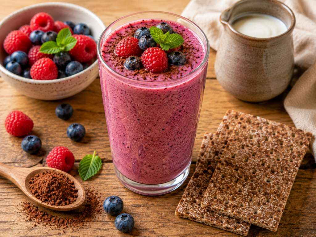 Kefírové smoothie s ovocím