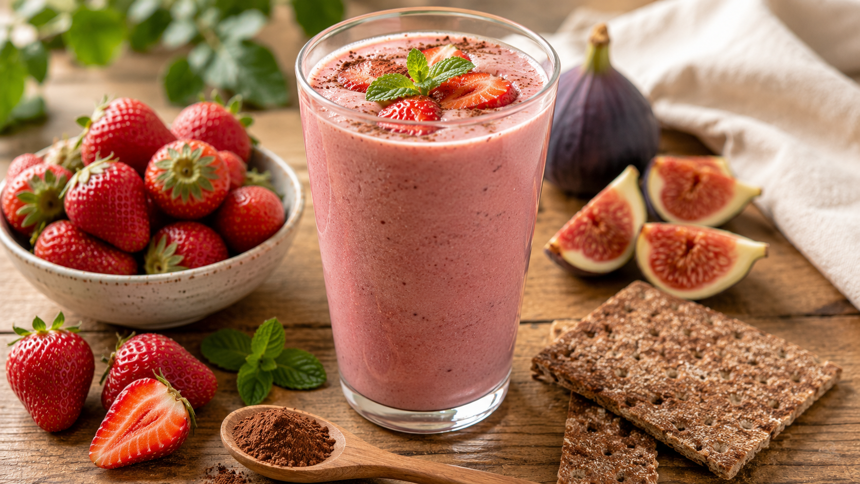 Kefírové smoothie s ovocím