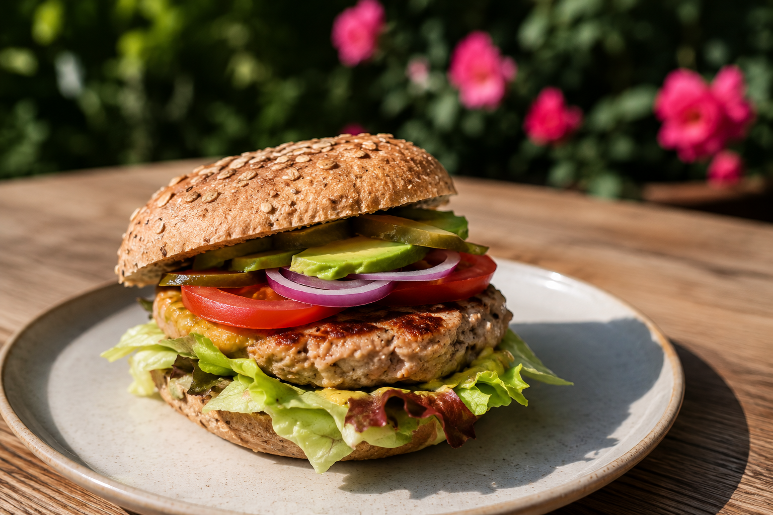 Teľací (alebo hovädzí) burger