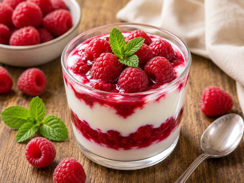 Grécky jogurt s horúcim ovocím